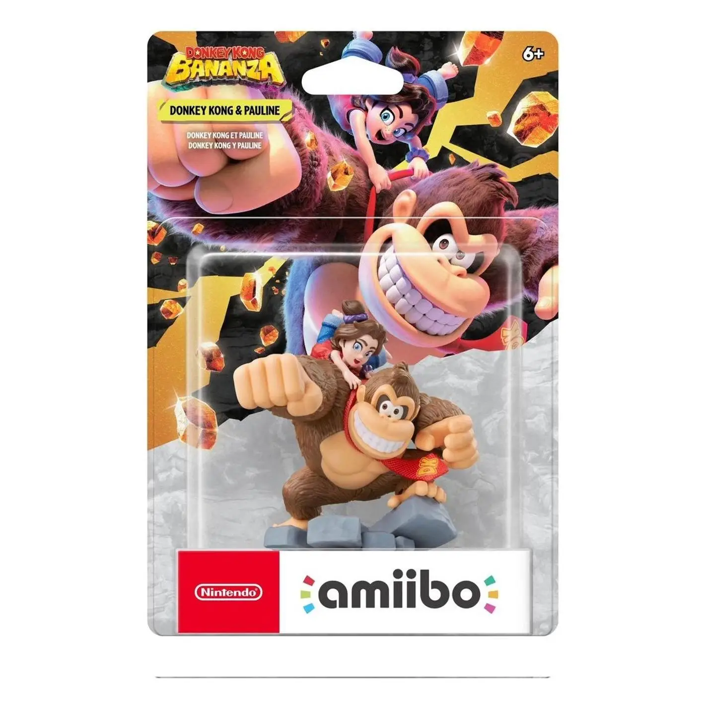Donkey kong and pauline amiibo figure