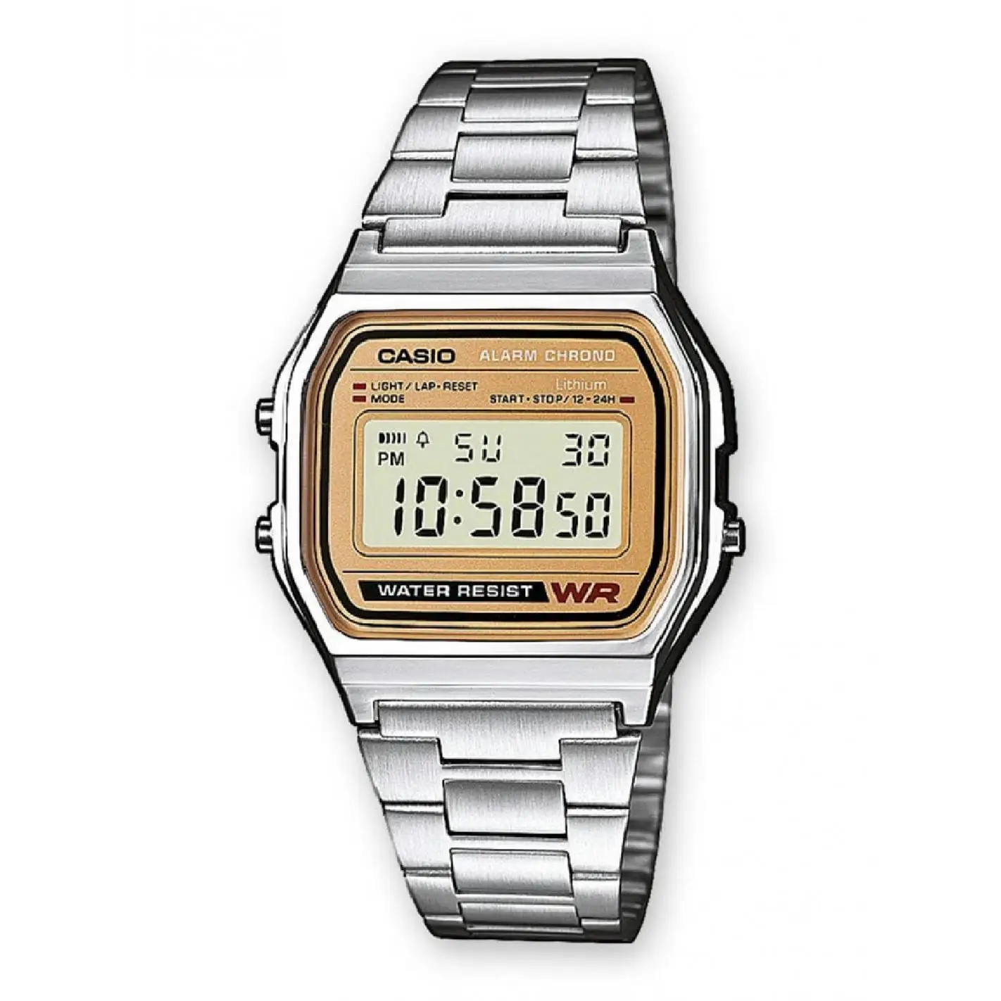 Casio Vintage Digital Clock A158WEA-9E Original New Send in less than 24 hours