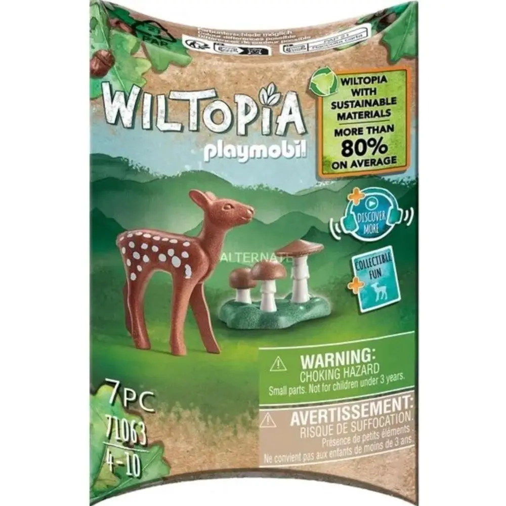 PLAYMOBIL Wiltopia cervatillo (71063) ciervo joven figura de animal del bosque