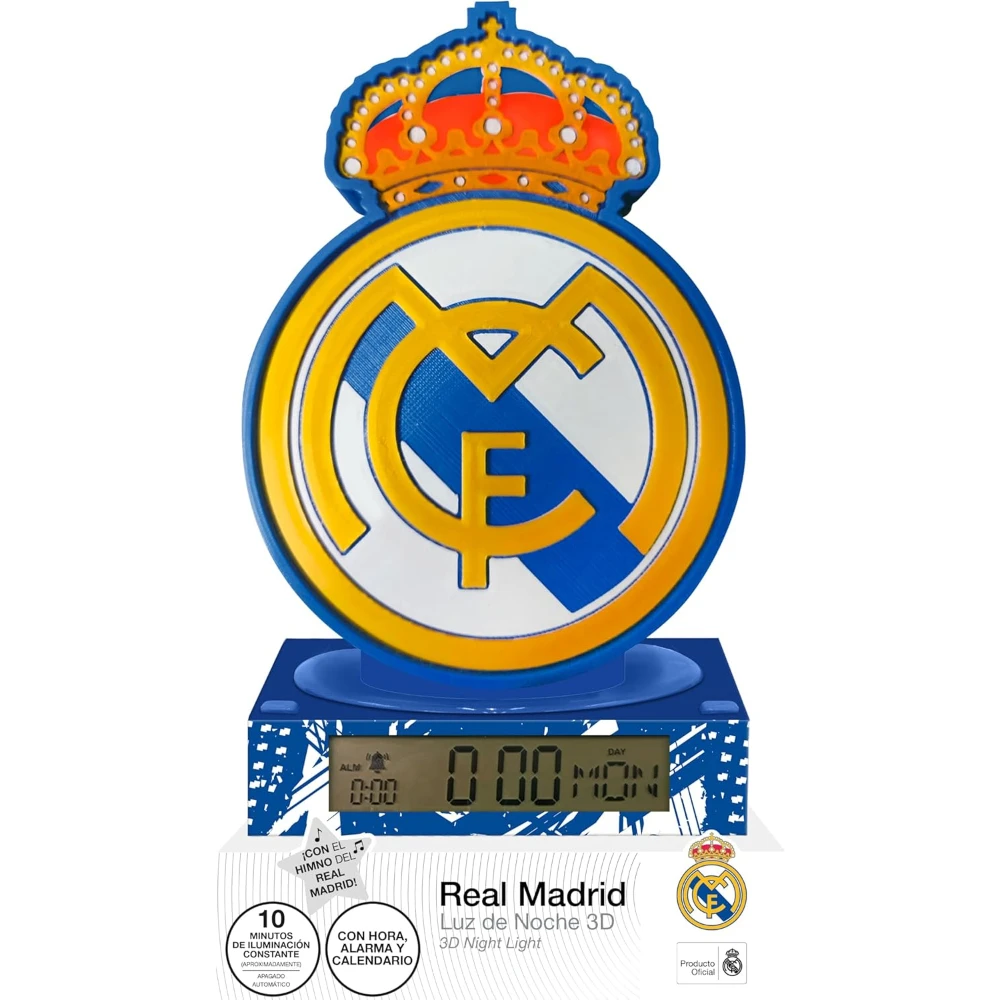 Pyramid International Lampara Despertador 3D Real Madrid - Imagen 8