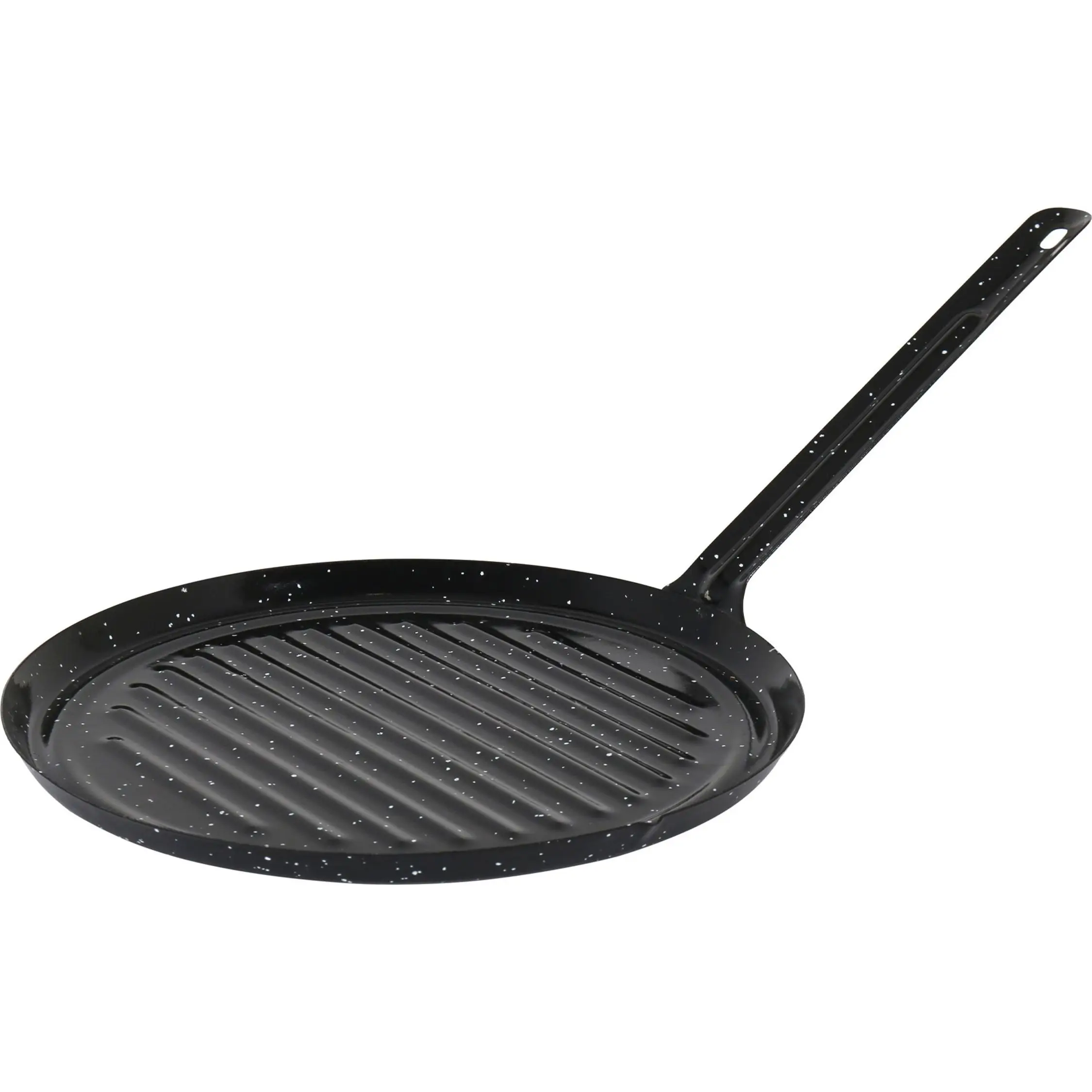 La Estrella - Padella per Griglia Marmorizzata 26 cm in Acciaio Vetrificato - Antiaderente, Resistente e Versatile