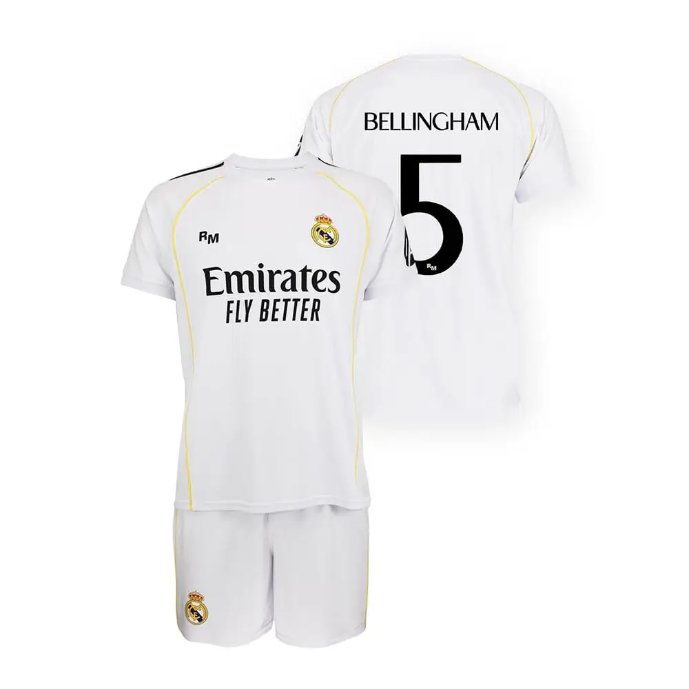 Real Madrid Conjunto Infantil 1a equipación 25-26 - Réplica Oficial Bellingham