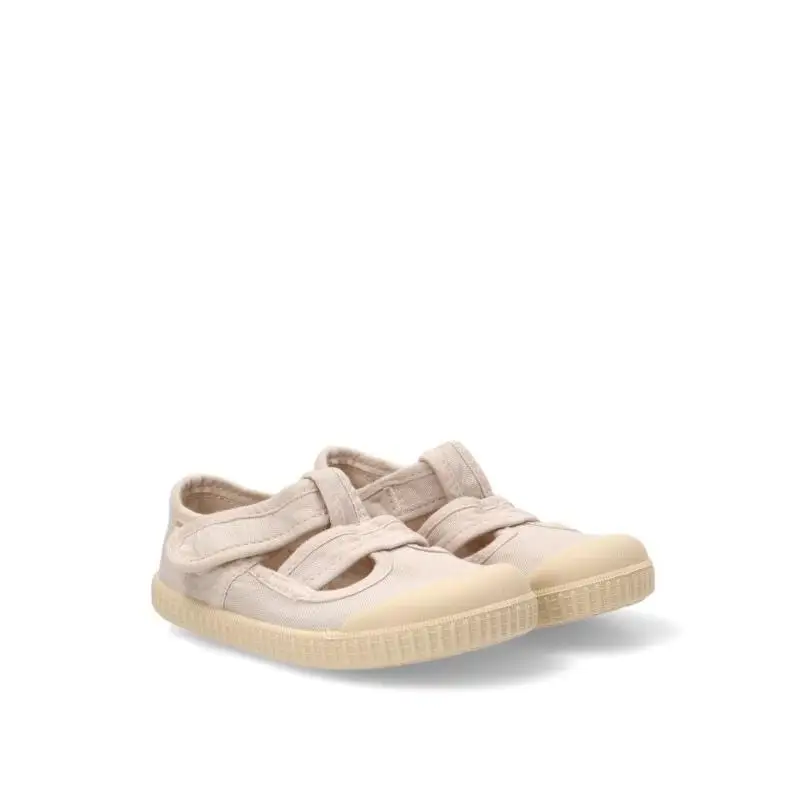 Zapatillas Lona Igor - Niña - Suela Plana - Modelo Berri - Color Hielo