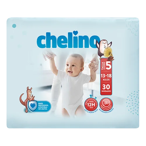 Chelino Love Pañal Talla 5 13-18Kg 30 Unidades