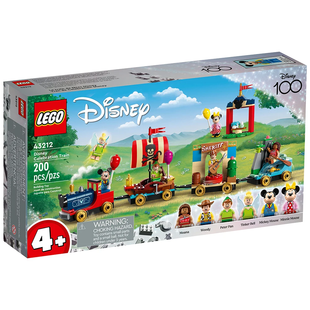 LEGO DISNEY 100TH - TREN HOMENAJE A DISNEY, 43212, TIENDA CON LICENCIA OFICIAL, PRODUCTO CON LICENCIA OFICIAL, ENVIO 24-48 HORAS PENÍNSULA, PIEZAS, BLOQUES, BRICKS, JUGUETES, 100% ORIGINAL