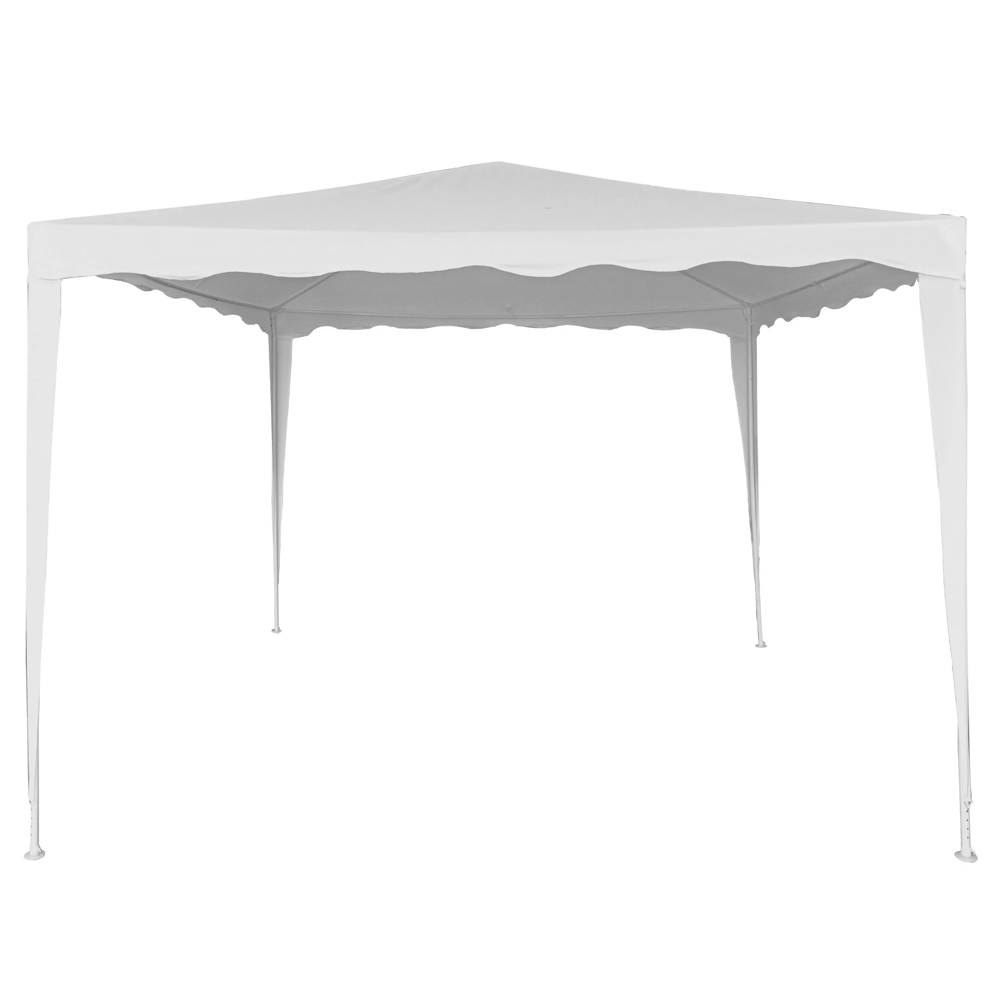 Cenador desmontable jardín 300x300x250 cm blanco Aktive