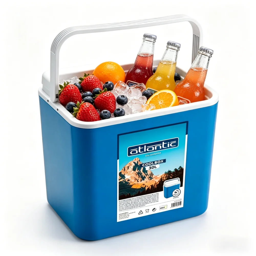 LILI HOME Nevera Portátil Rígida 10L/18L/24L/30L Con un diseño robusto y espacioso, esta nevera es ideal para picnics, campamentos, días de playa y cualquier actividad en la que necesites una solución práctica y eficiente para mantener tus provisiones