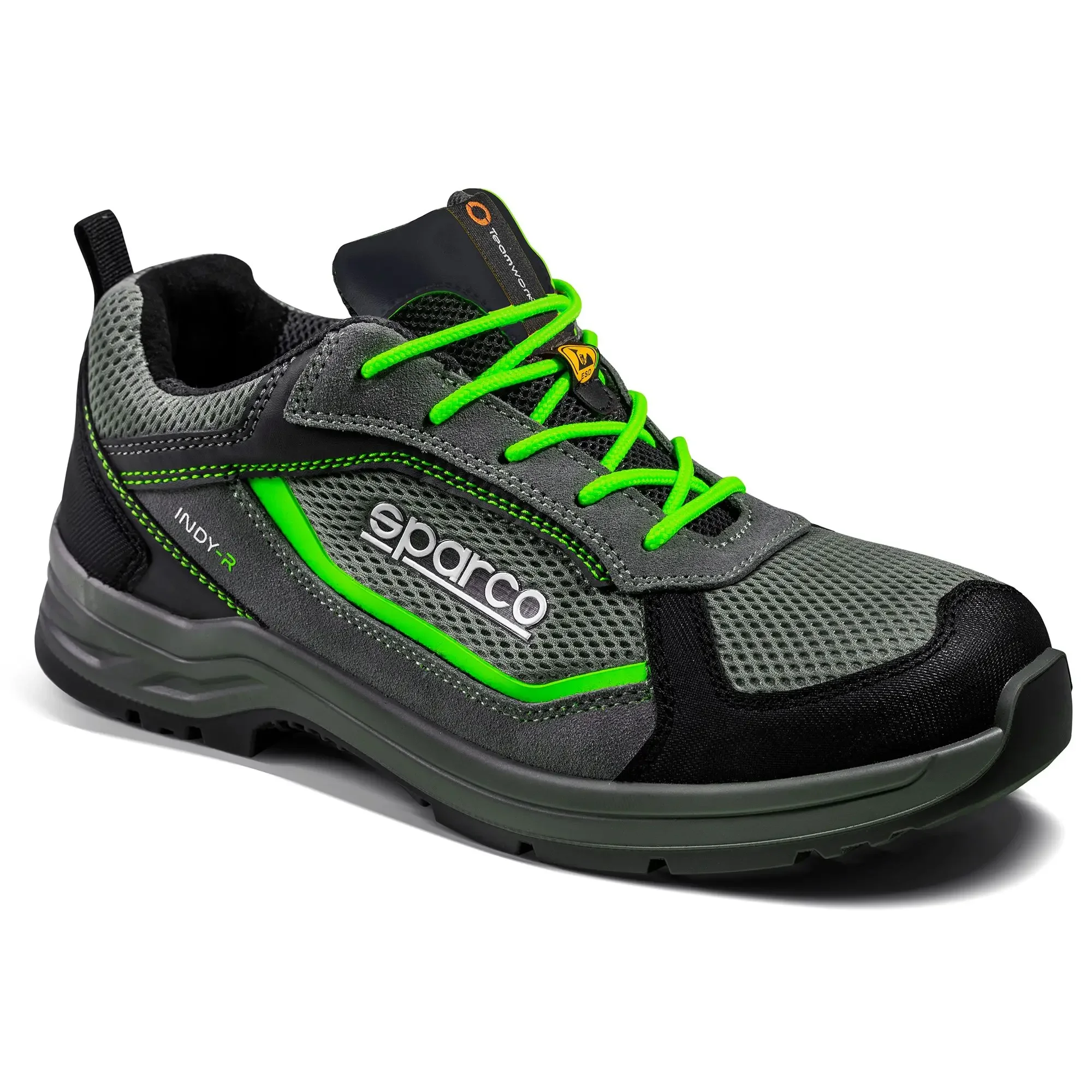 SPARCO INDY S1PS ESD SR LG safety shoes, check size in description, you can give more size, in case of doubt consult in seller CHAT, we will serve you!! Breathable safety sneaker, comfortable and lightweight with racing style,