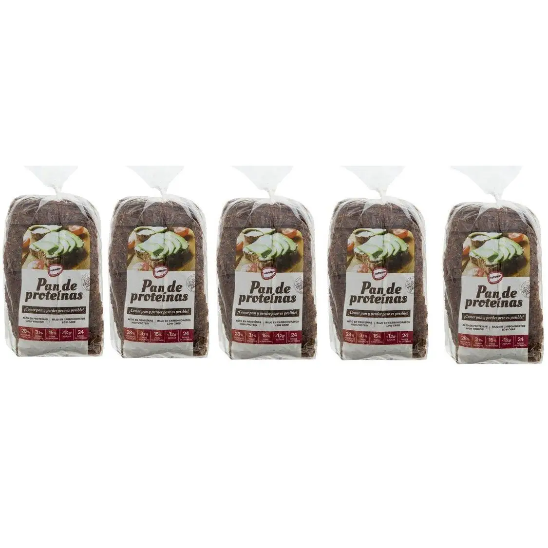 Pan Proteico Naturpan Pack 5 und.  Pan Keto  Pan Low Carb  Pan para Diabeticos  Pan Proteinas  Pan Alto Contenido Proteico  Pan Bajo en Carbohidratos
