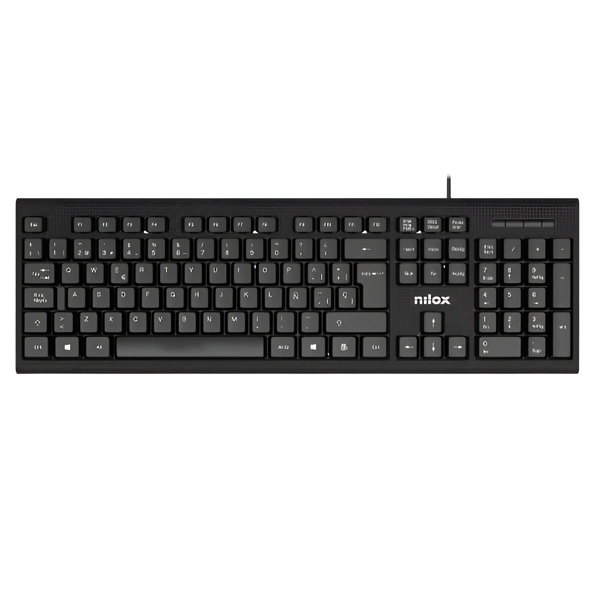 Nilox Negro Teclado Con Cable Español Usb