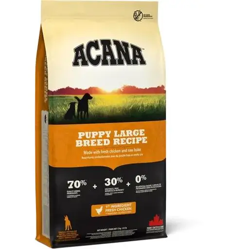 Acana Pienso para Cachorros de Raza Grande de Pollo (Perros , Comida , Pienso) - 17 Kg