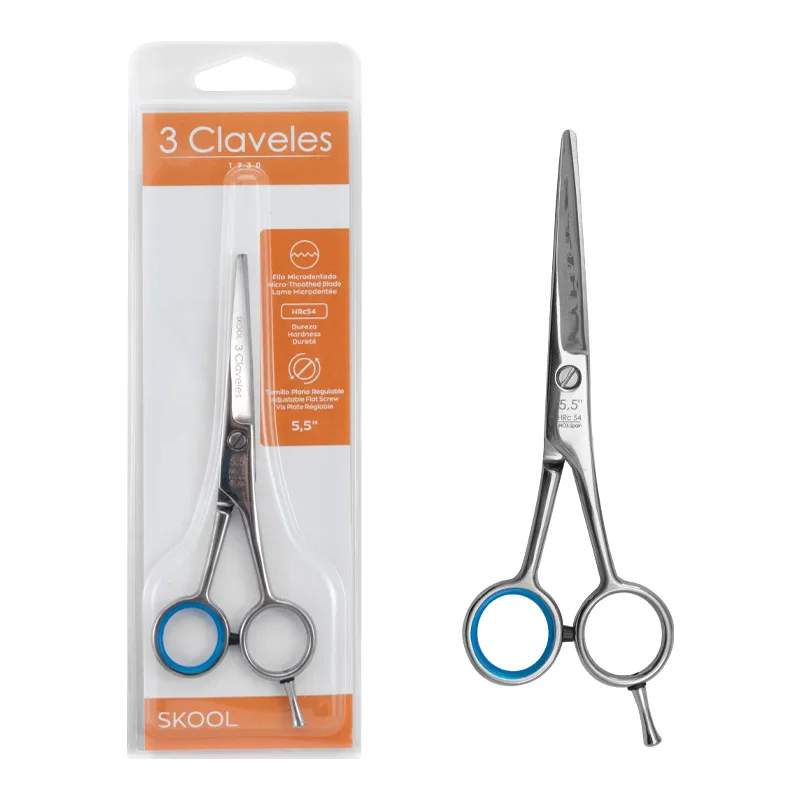 3 Claveles Tijera Peluqueria 3 Claveles Dureza Alta Corte Simétrico 5.5