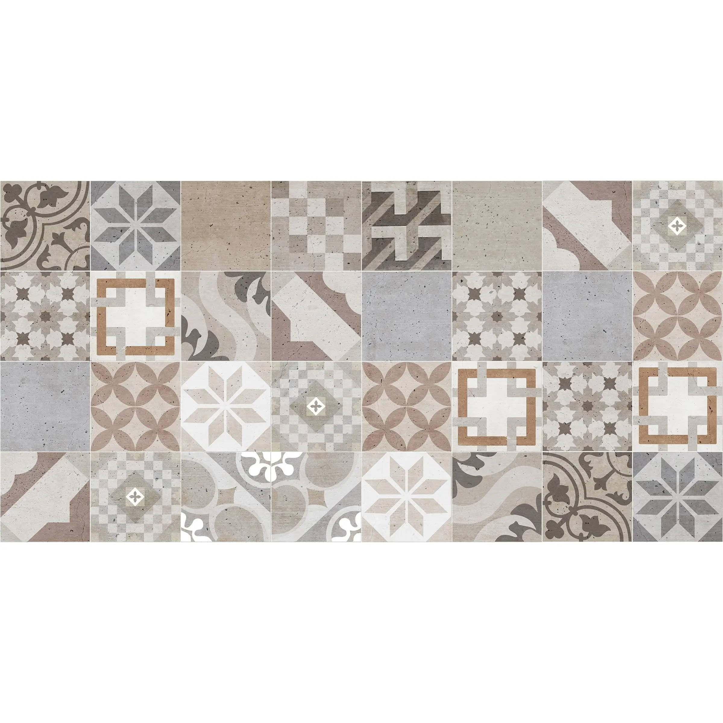 VINILIKO, Alfombra de vinilo  Azulejos vintage 2   50x100