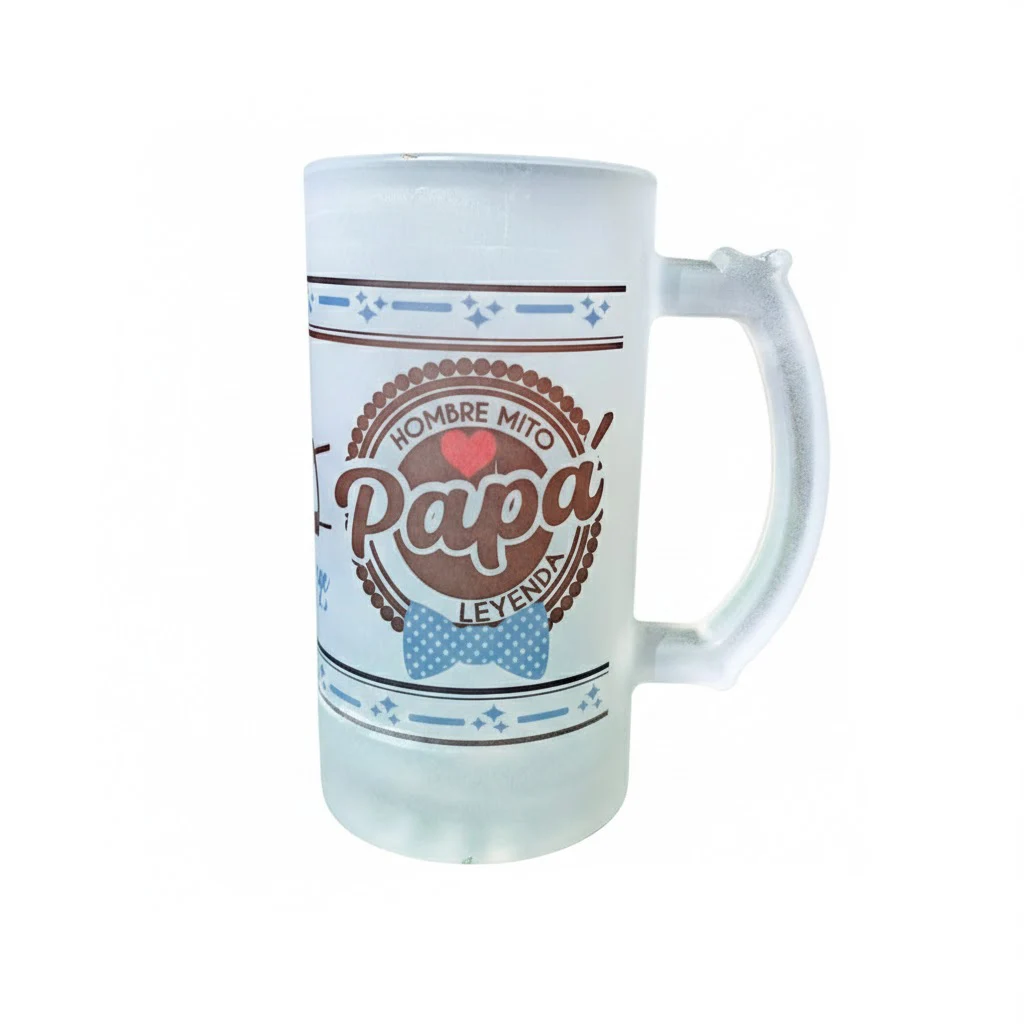 TOCAREGALAR. Jarra Cerveza Mejor Papá Personalizada. Día del padre. Regalo Original.