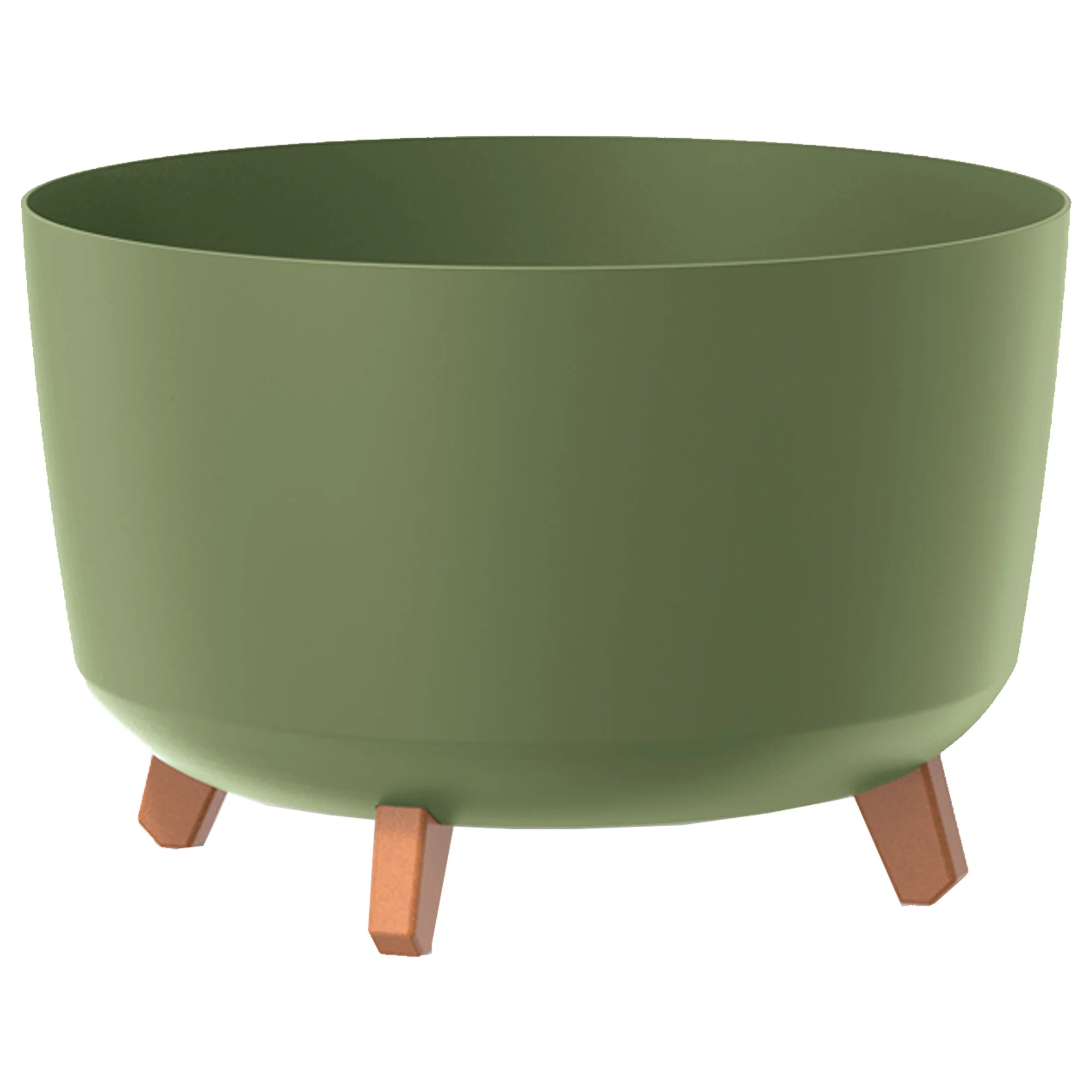 Green GRACIA Earth planter 39cm X 39cm X 25,7cm-thriplast