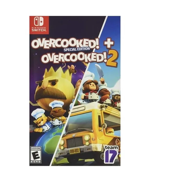 Overcooked game! And overcooked 2 for nintendo switch pal eu - new original sealed