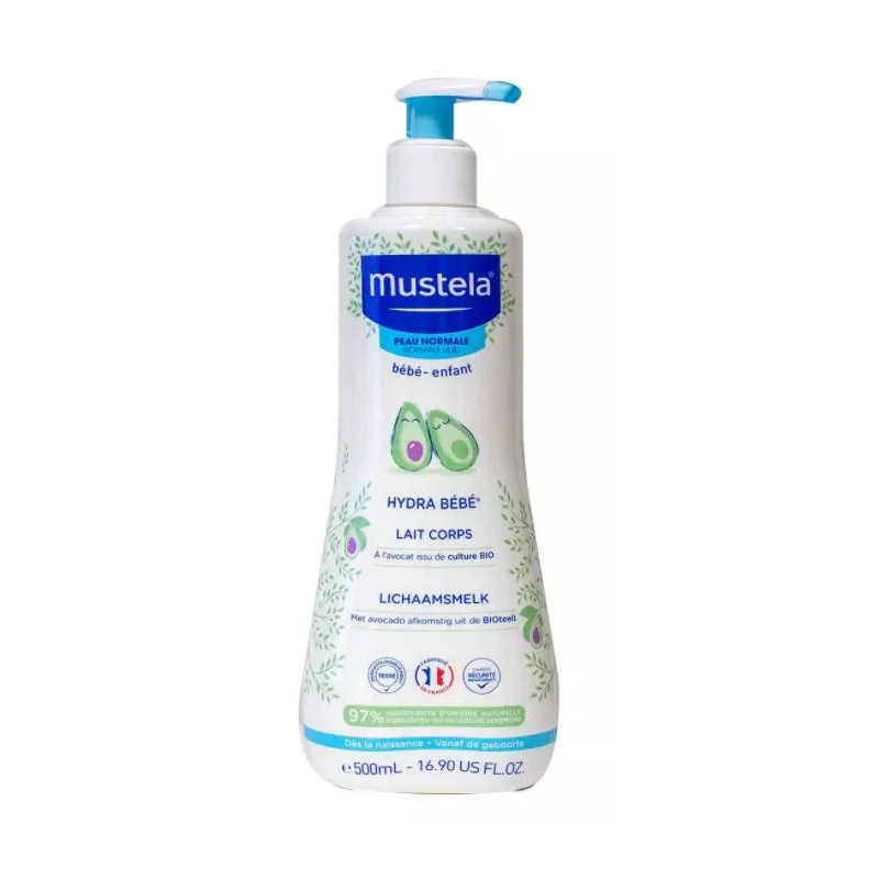 Mustela Hydra Bebé Leche Corporal de Aguacate 500 Ml
