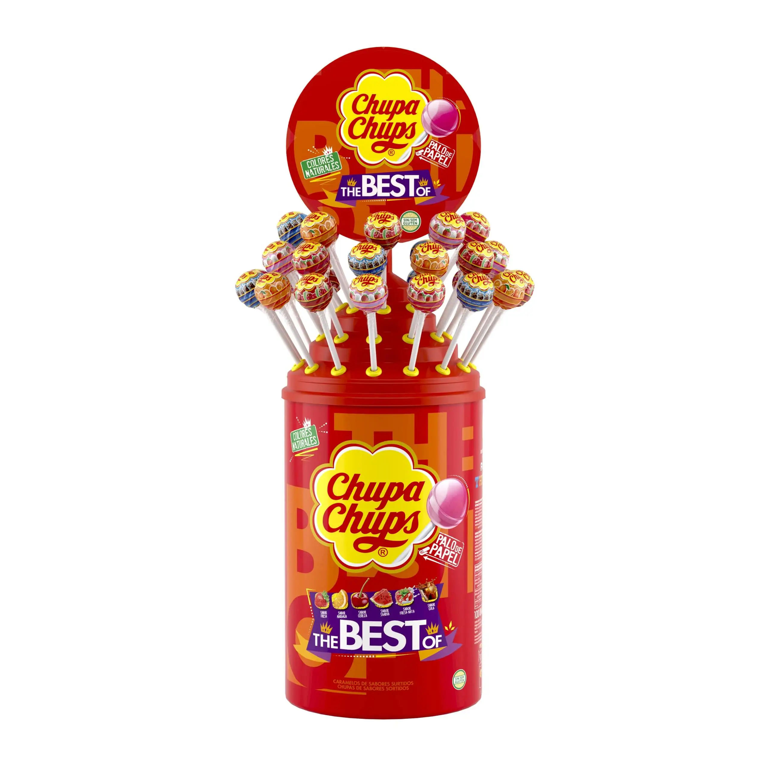 Chupa Chups Original 110 Unidades - Caramelo Variedades Sabores