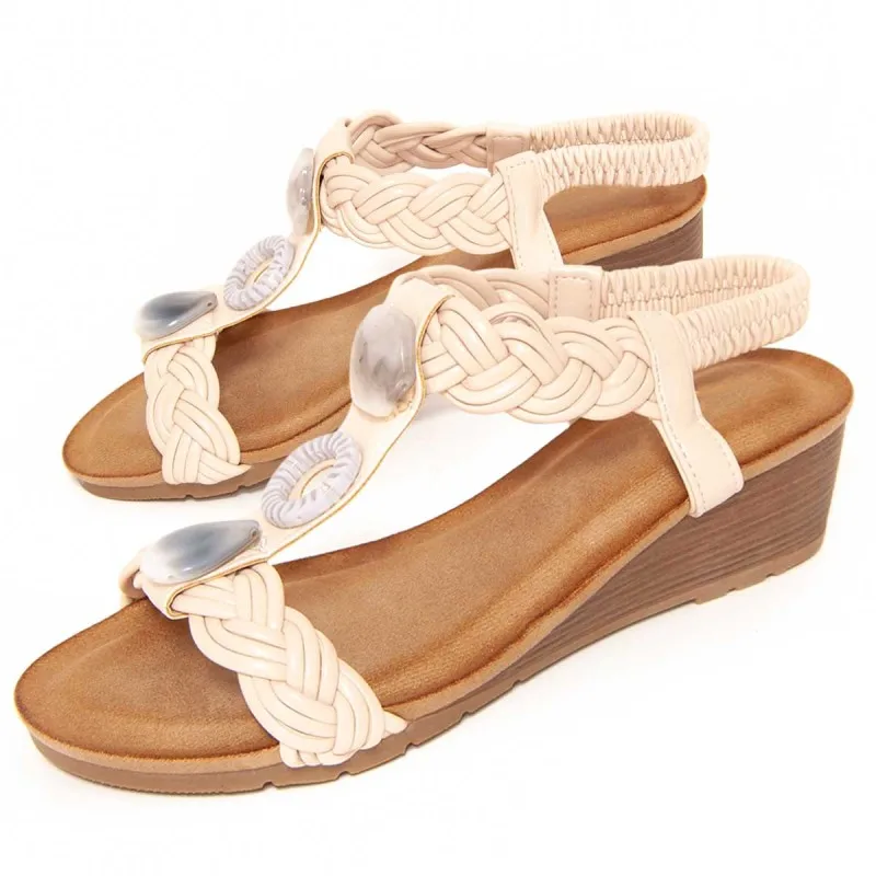 Sandalia de Cuña para Mujer. Montevita Confoli 104963