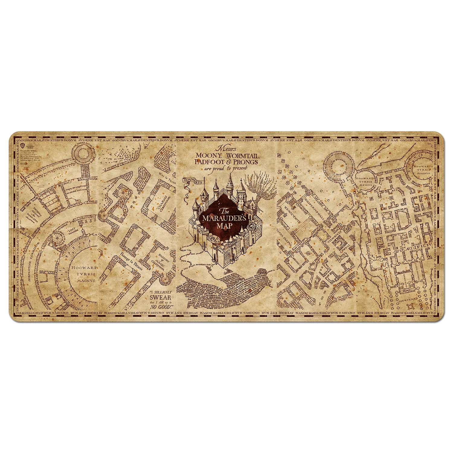 Alfombrilla raton xlharry potter mapa del merodeador
