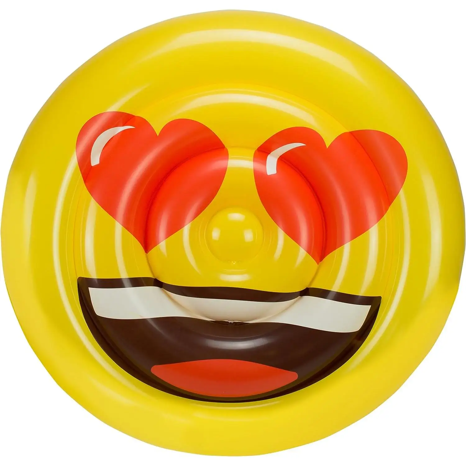 Emoji - Colchoneta Hinchable, en forma de Cara de Corazones (5886)