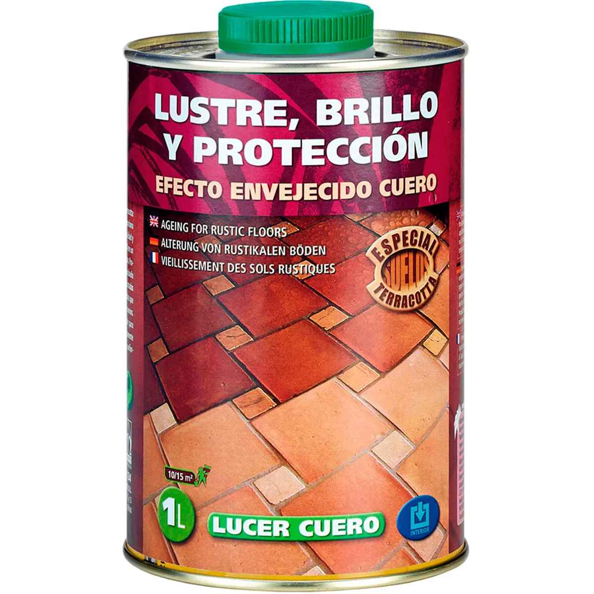 Monestir - Lucer Cuero: Acabado Tratamientos Terracota Interior, Protege y Nutre el Barro, Ideal para Suelos Terracota
