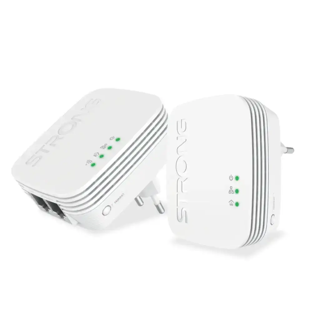 Strong Powerline Wi-Fi 600 Kit Mini Adaptadores Powerline/PLC 600 Mbit/s