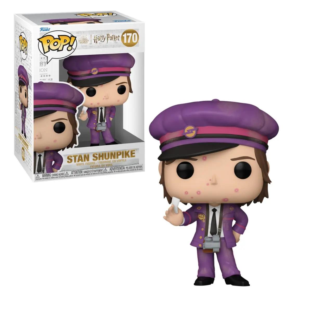 FUNKO POP! HARRY POTTER - PRISIONERO DE AZKABAN: STAN SHUNPIKE, 76007, Nº170, PRODUCTO CON LICENCIA OFICIAL