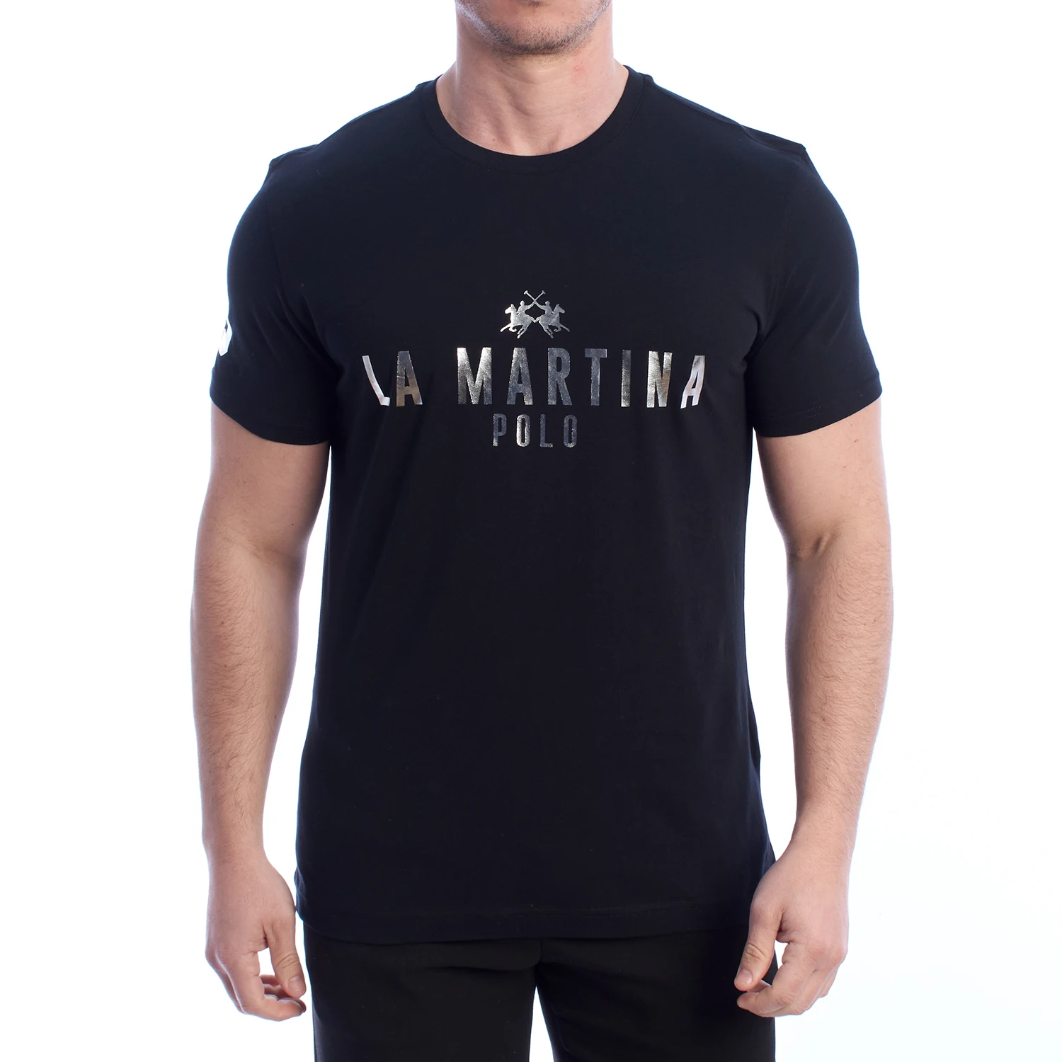 La Martina-Camiseta Hombre Manga Corta Regular Fit YMR322-JS206