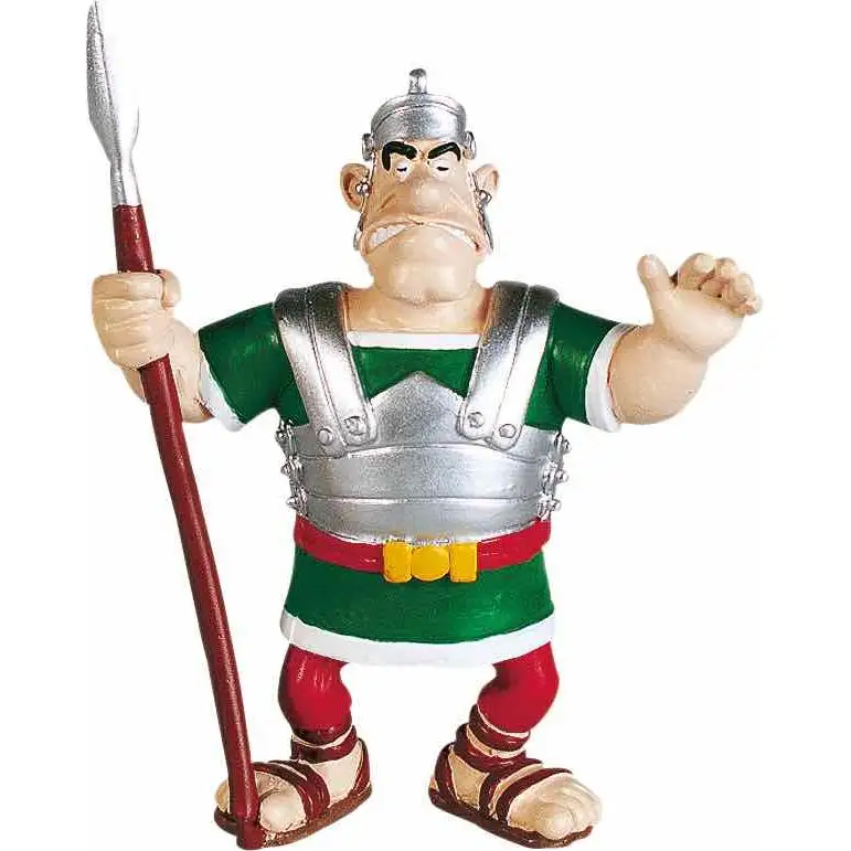 Plastoy asterix & obelix Roman legionary figure with pvc Lance