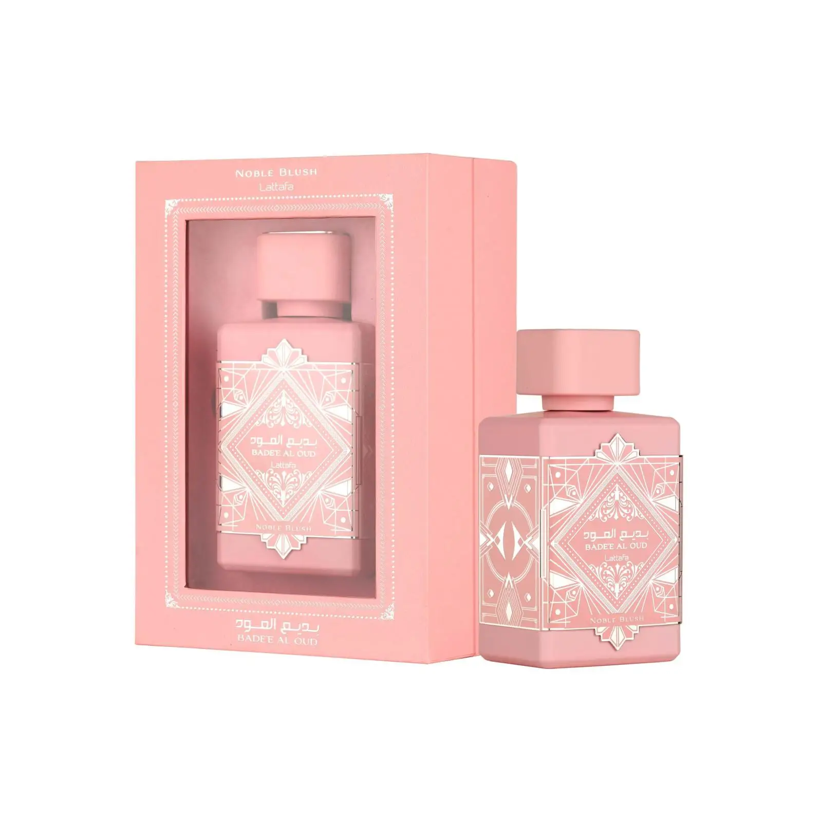Perfume Árabe 100% original Badee Al Oud Noble Blush  de lattafa para mujer – Elegancia y exclusividad