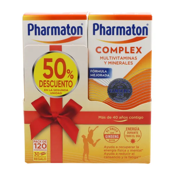 Pharmaton Complex Multivitaminas Y Minerales 120 Comprimidos - Imagen 4