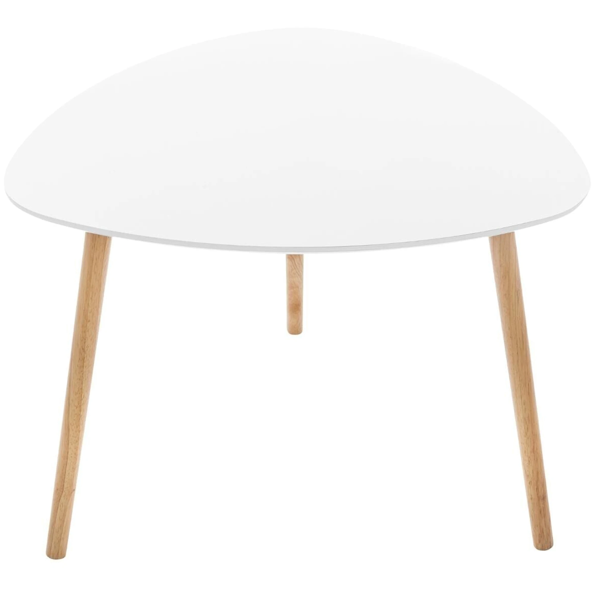 Atmosphera White Side Table stylized design 60x60x45cm