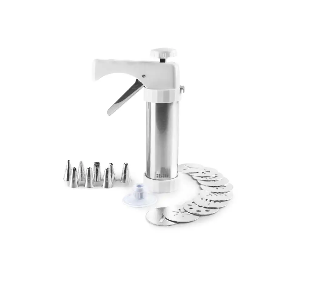 Ibili stainless Churrera with assorted nozzles for dough figures