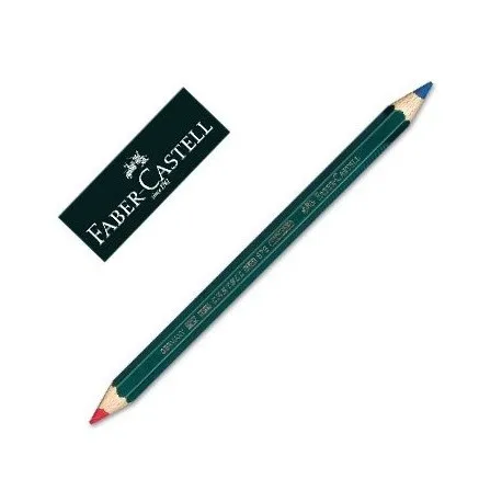 Two-color pencil FABER CASTELL GOLD-FABER-blue and red tip