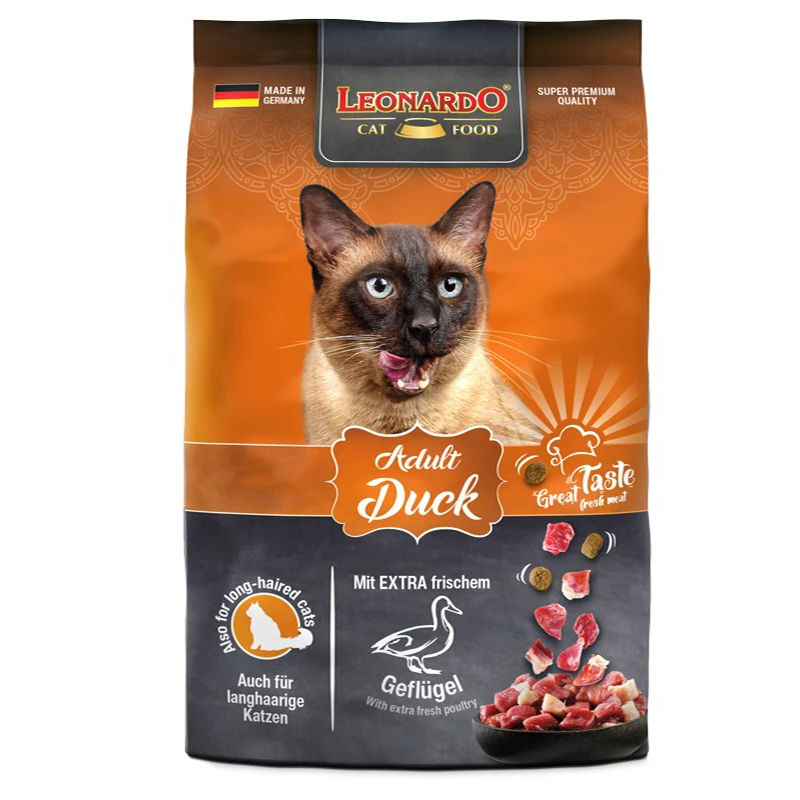 Leonardo Adult Duck Pato pienso para gatos 1.8 Kg