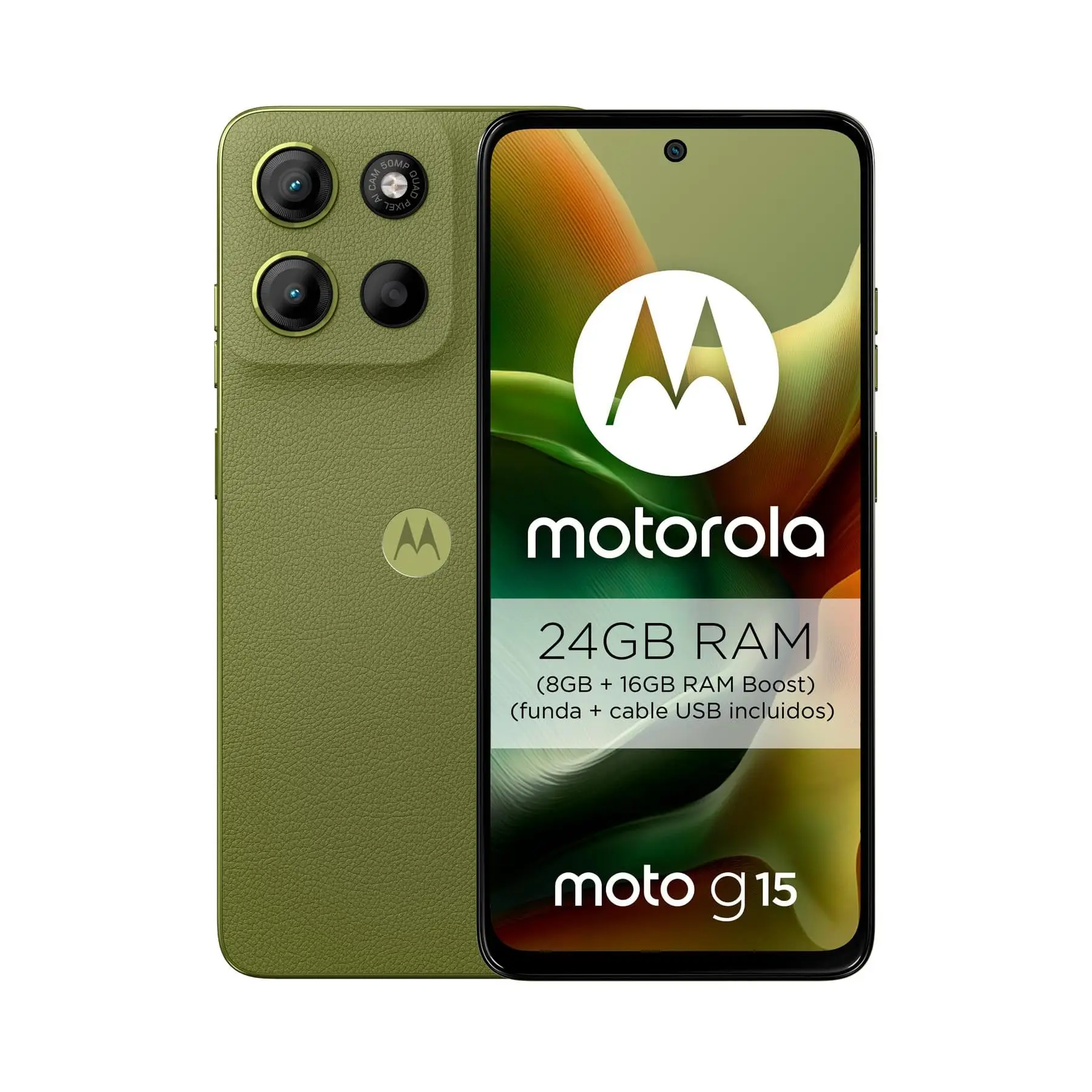 MOTOROLA MOTO G15 4G  / 8+256GB / 6.72" FULL FHD+ (Condición nuevo)
