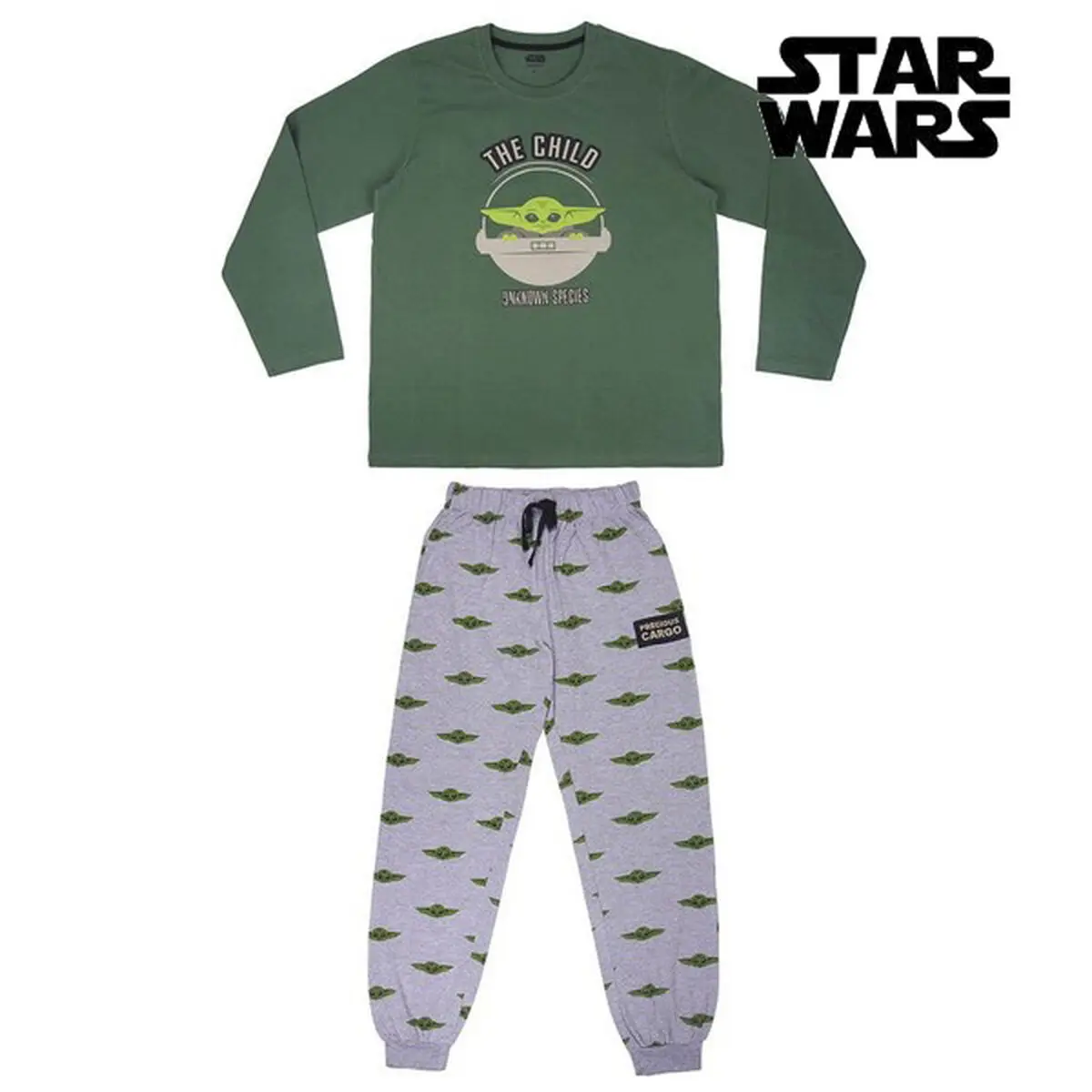 Cerdá Pijama Largo The Mandalorian The Child Verde