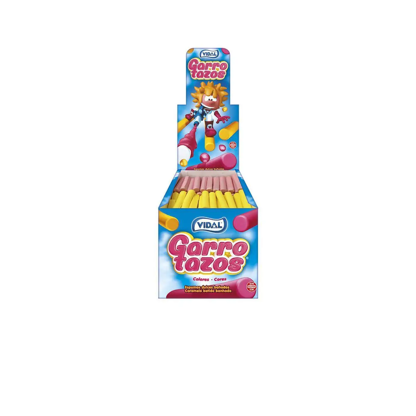 Vidal Garrotazos de Colores - Caja con 150 unidades - sin gluten