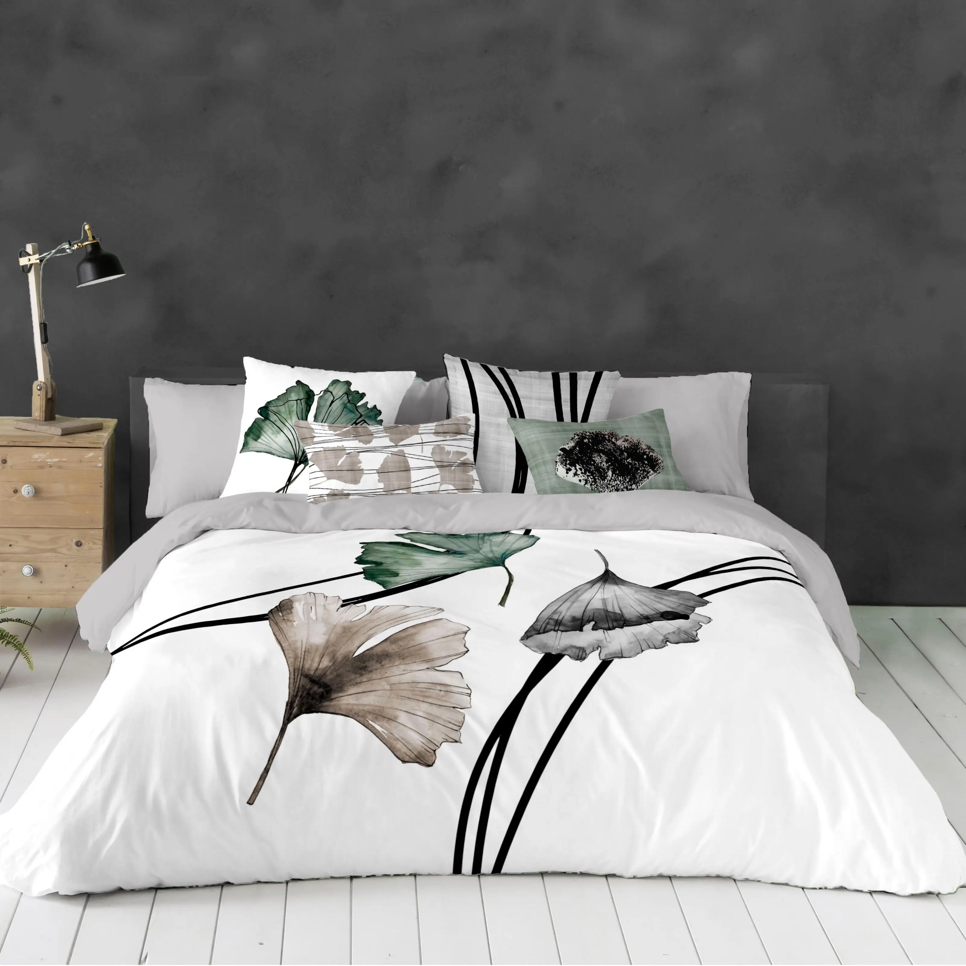NATURALS - Funda Nórdica Estampada - 100% Algodón Extra Suave - Incluye Funda Nórdica + 1 o 2 Fundas de Almohada - Fabricado en España - Modelos Florales - Cama 90/135/150/180