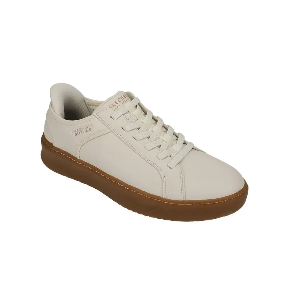 Sneakers Skechers Court Break-double Vented Hombre Blanco