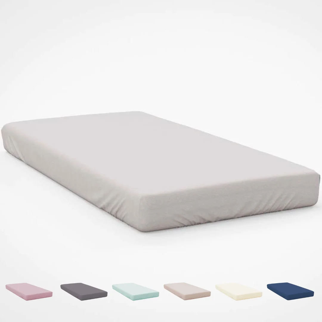 ICEHOME - Sábana Bajera Lisa Ajustable 4 Esquinas - Microfibra Ecológica Ultrasuave - Transpirable y Libre de Arrugas - Para Colchones hasta 33 cm - Compatible con todas las camas y estaciones.