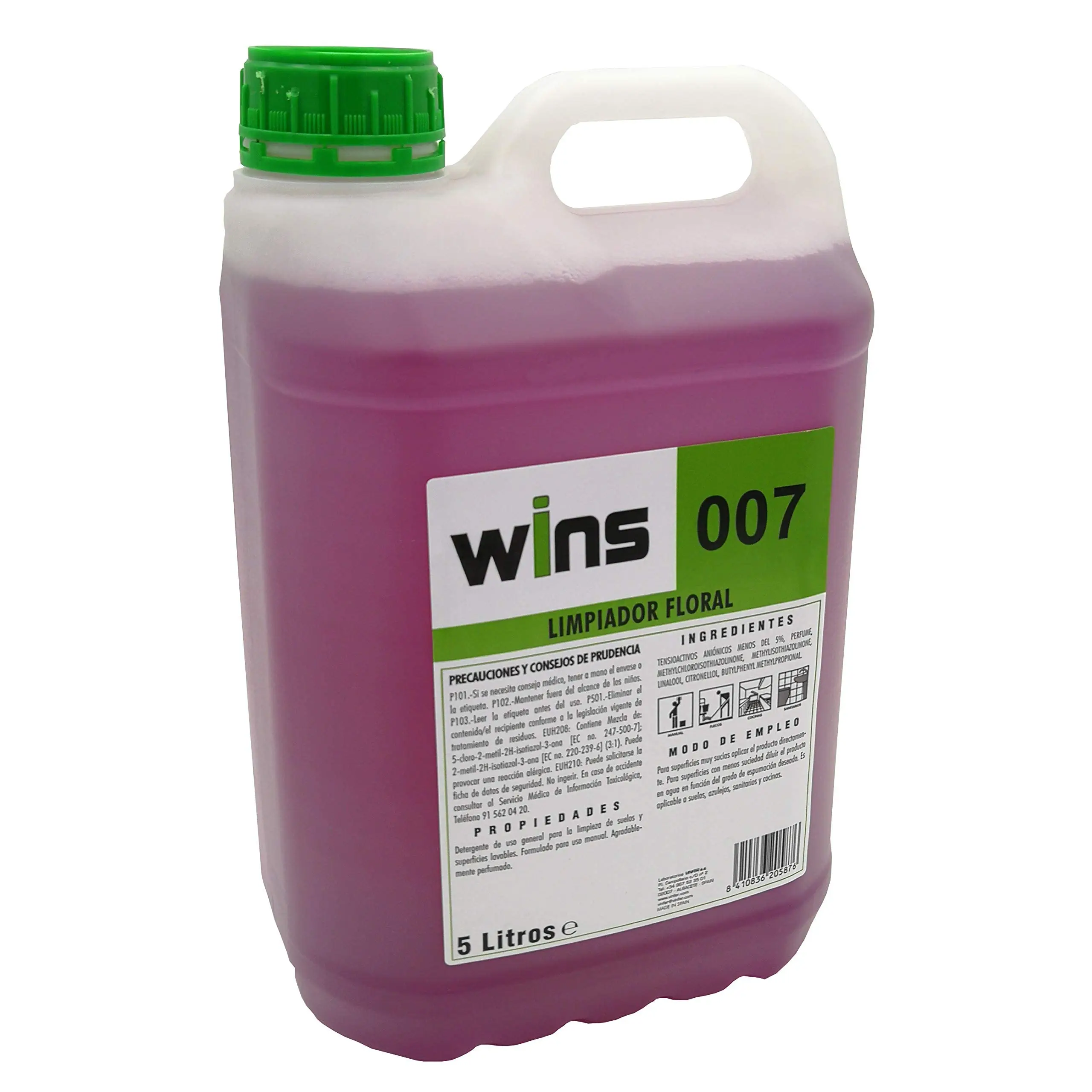 Fregasuelos limpiador Floral 5 litros Wins