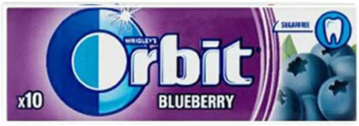 Orbit Chicles Blueberry Flavor-Sugar Free-Fruity, Intense and Long Duration-Gragea format (30x10 gum) #2
