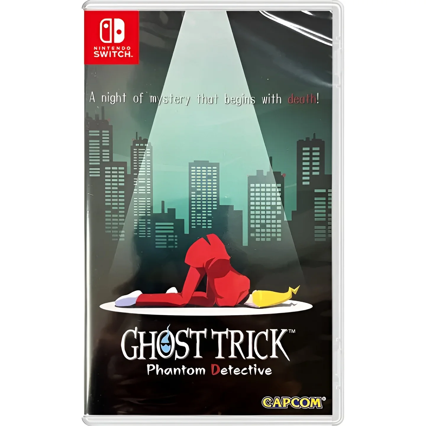Ghost Trick Phantom Detective (Importacion Asia) - Nintendo Switch - Nuevo precintado - Contraportada en ingles