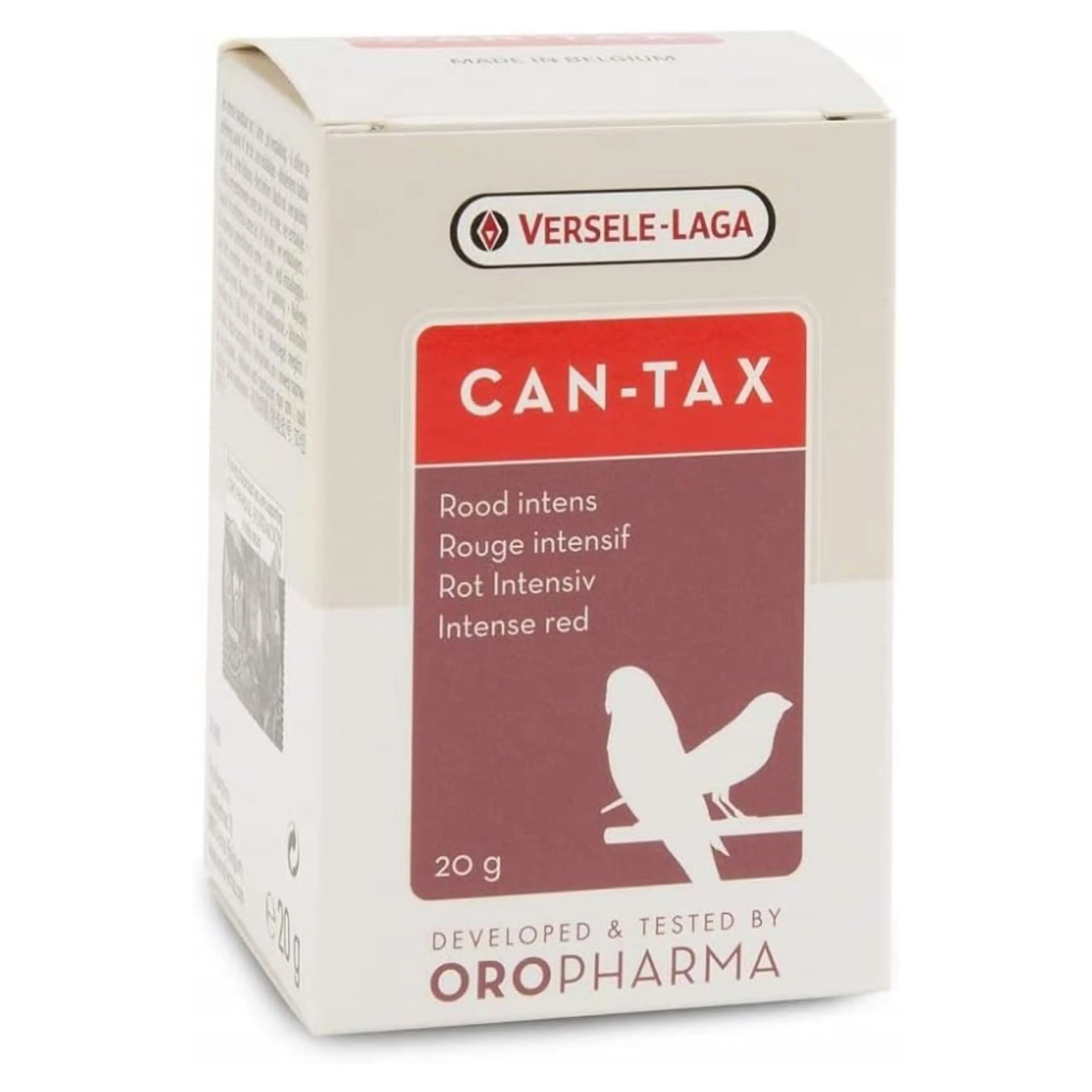 Can Tax-canthaxanthin-Red Bird coloring-Versele Laga - Oropharma - 20gr, 150gr, 500gr