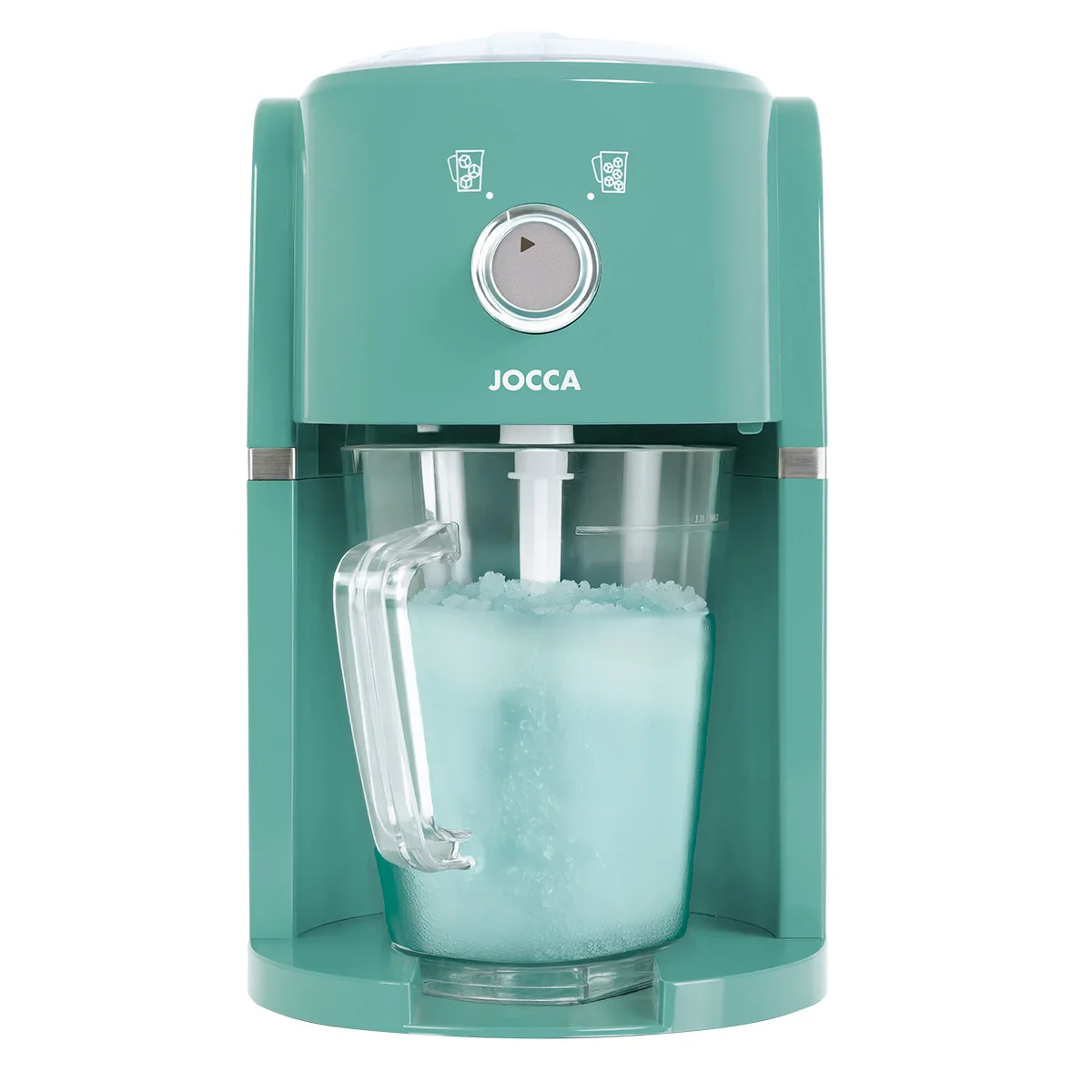 Jocca Máquina para Hacer Granizados Turquesa 1.1L con Cuchillas Inox, Función Automática y Diseño Desmontable para Fácil Limpieza