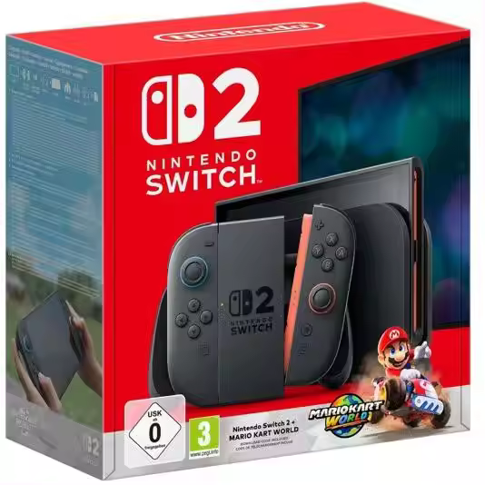 Nintendo Switch 2 bundle Mario Kart World EU 4K HDR