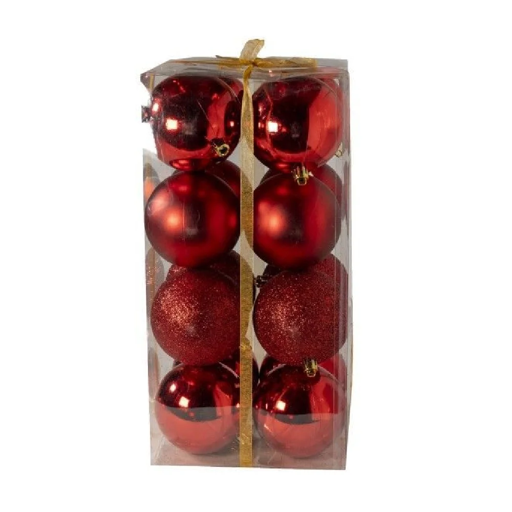 Bolas de Navidad 6-8CM,COLOR ORO PLATA ROSA ROJO BRILLO,adornos de Navidad,GERIMPORT,FESPU