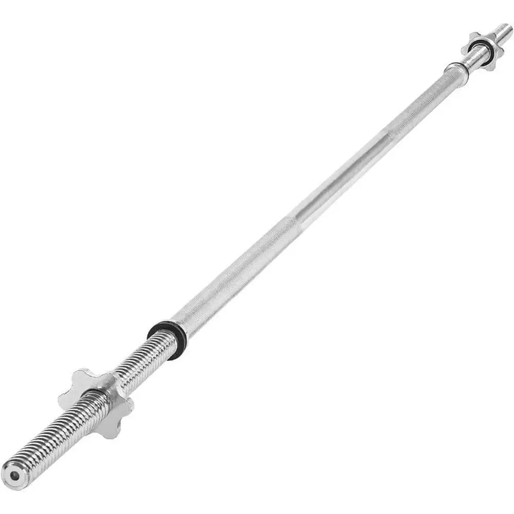 ALLINLIFE weight bar 180 cm/220cm Chrome with spring closure 25 mm /28mm diameter, option: disassemble or not. Capacity-100 kg